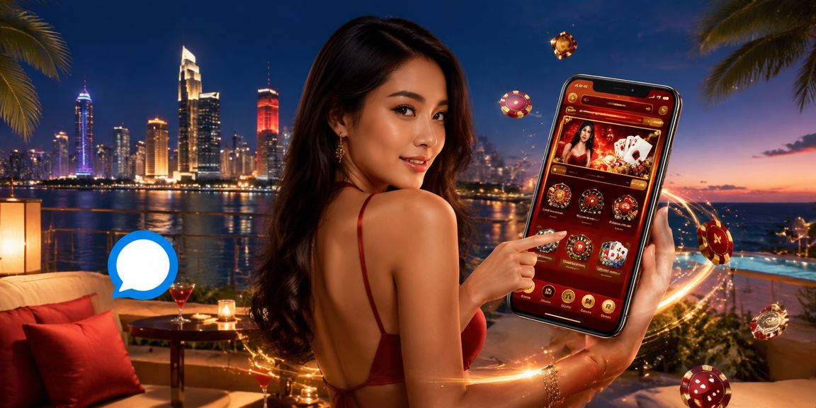 Người chơi trải nghiệm 973 trên điện thoại tại bãi biển Hồ Chí Minh